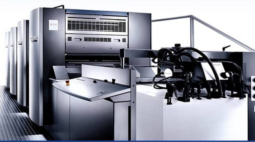 Máquina de impressão offset da Gráfica 3D