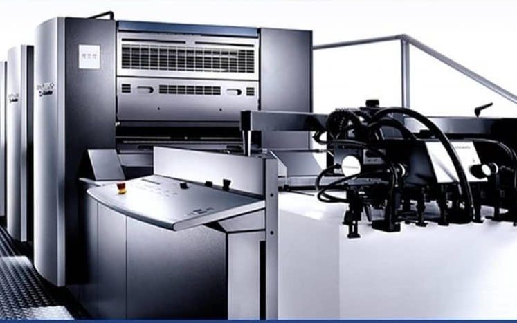 Máquina de impressão offset da Gráfica 3D